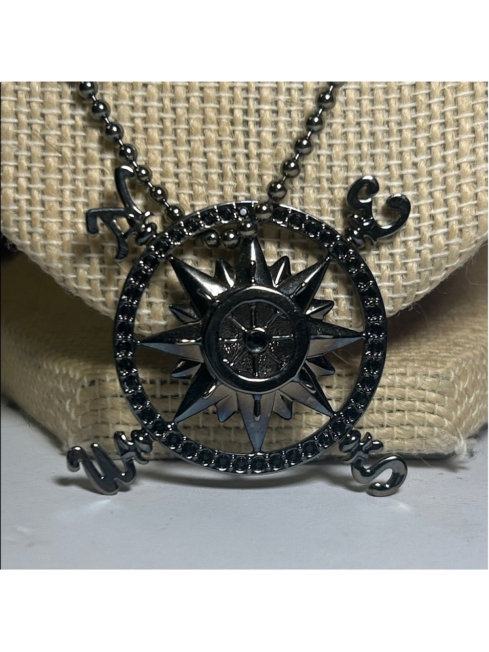 Swarovski X Disney Pirates Of The Caribbean Compass Necklace
